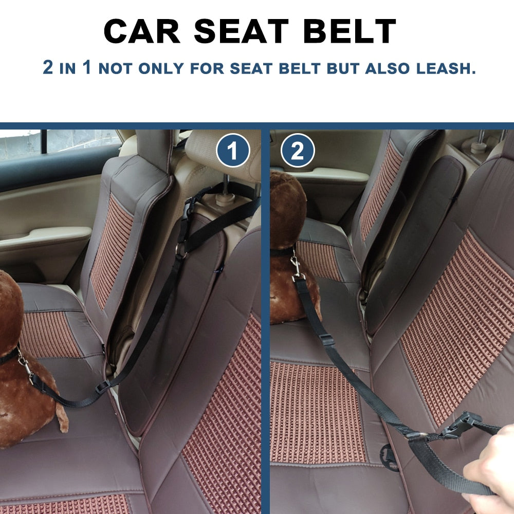 UnJardinDeFleurs™ Two-In-One Pet Car Seat Belt