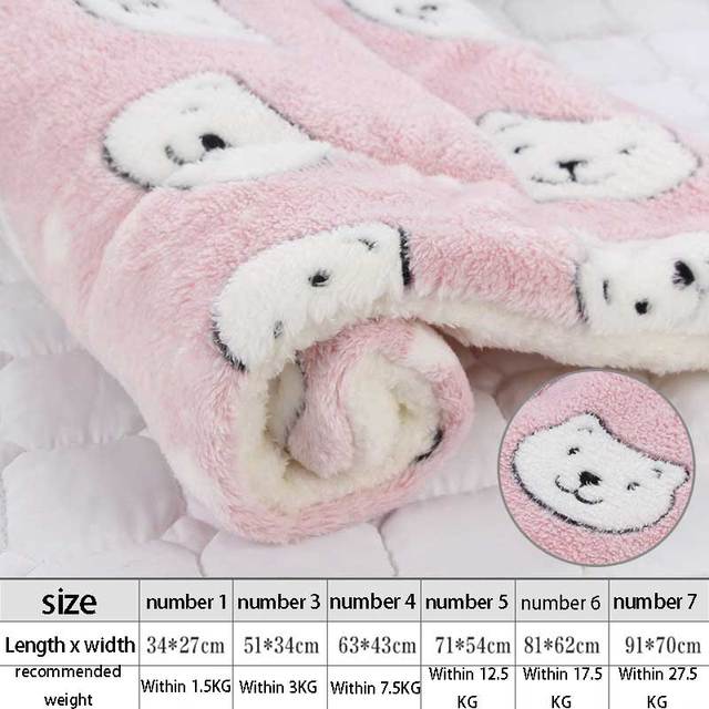 UnJardinDeFleurs™ Soft Flannel Pet Mattress