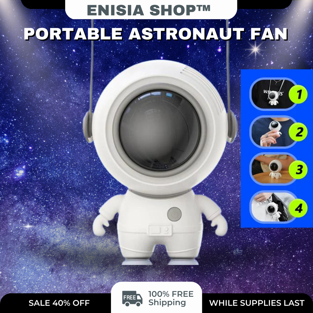 UnJardinDeFleurs™ Portable Astronaut Fan