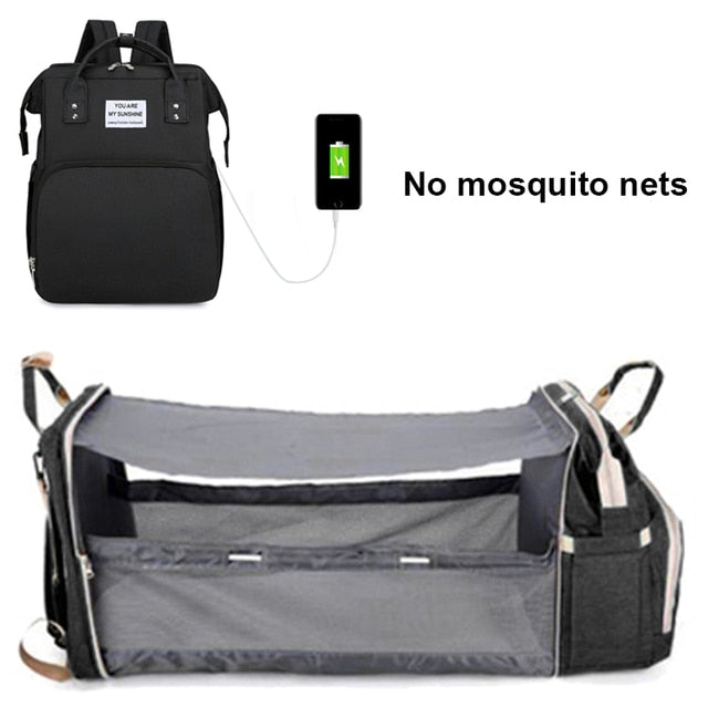 UnJardinDeFleurs™ Multifunction Portable Baby Crib and Bag