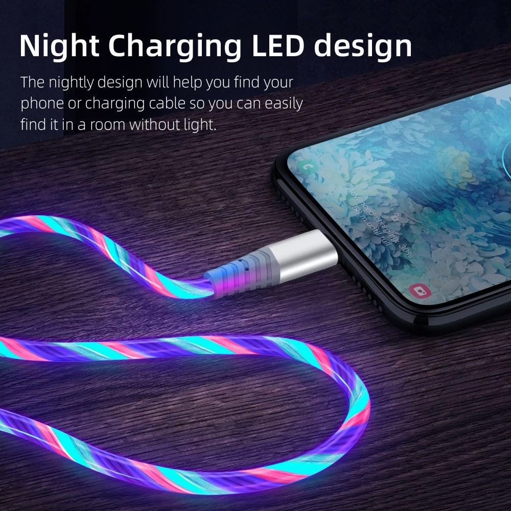 UnJardinDeFleurs™ Glowing LED Charging Cable