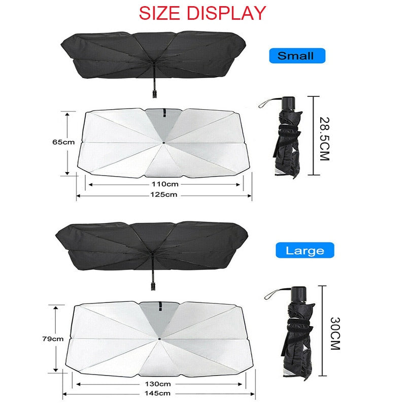 UnJardinDeFleurs™ Car Sunshade Umbrella-Style